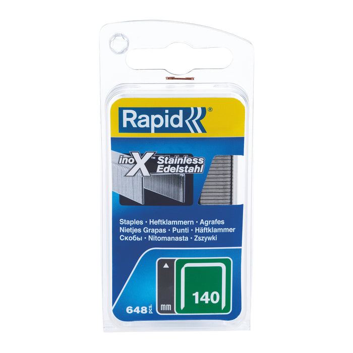 Rapid Staples 140/8mm Stainless Steel Staples x 970's pack AO5000703