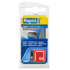 Rapid Staples 53/6Mm Bx1080 H/Sell AO40109502