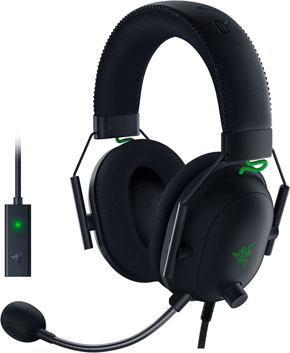 Razer Blackshark V2 ESports Headset, Multi-Platform Wired, With USB Sound Card NN82480