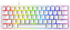 Razer Huntsman Mini, Mercury Edition, Gaming Keyboard, Purple Switch, Optical, 60% Layout NN82478