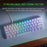 Razer Huntsman Mini, Mercury Edition, Gaming Keyboard, Purple Switch, Optical, 60% Layout NN82478