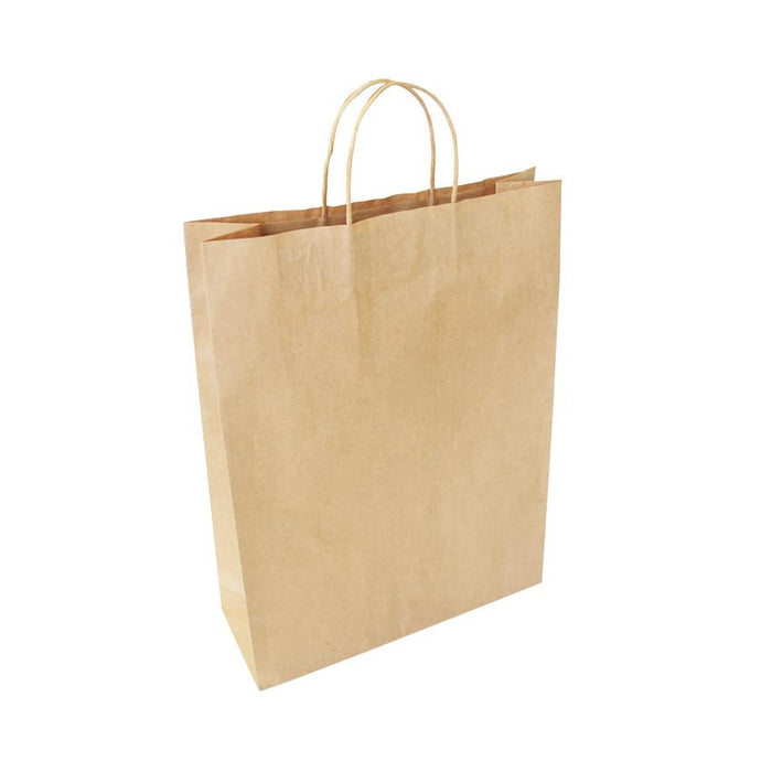 Recyclable Twisted Handle Paper Bag 310mm x 420mm x 200's Pack ECEP-TH03
