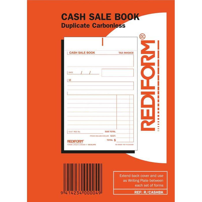 Rediform A6 Cash Sale Invoice Book CX437331