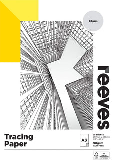 Reeves Tracing Pad 90gsm A3 FSC Mix Credit JA0017720-DO