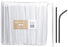 Regular Flexible Paper Straws, Wrapped, Black, 6mm x 200mm, 300gsm, FSC® Mix x 2500 pieces MPH16544