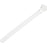 Reusable Cable Ties, Releasable Nylon Ties, 12cm x 7mm, 100 Pack, White, 30mm Bundle Diameter, Tensile Strength, Indoor & Outdoor, CBMZTRB5 IM5139038