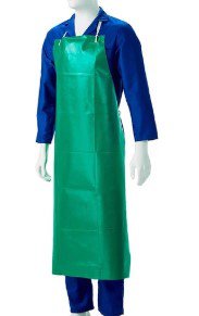 Reusable PVC Aprons, 900mm x 1200mm x 300mu x 25 pieces - Green MPH30350