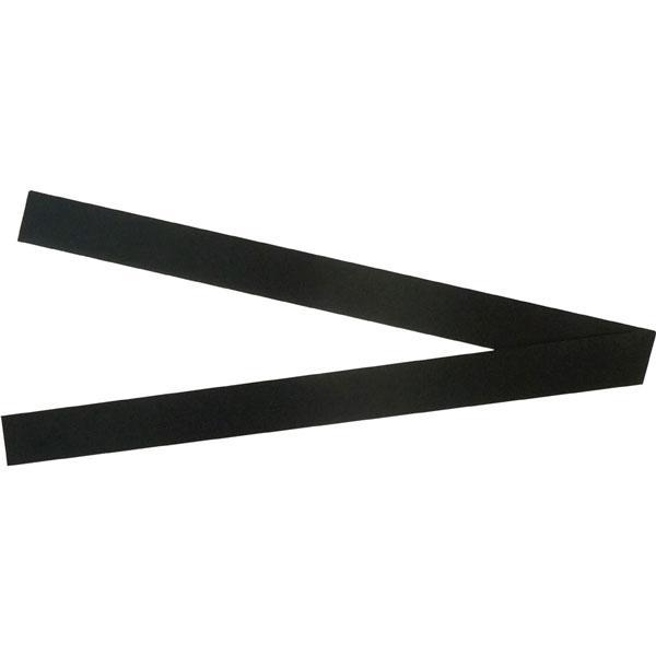 Rewriteable Magnetic Strips 25mm x 300mm - Black AOQTMS300BK