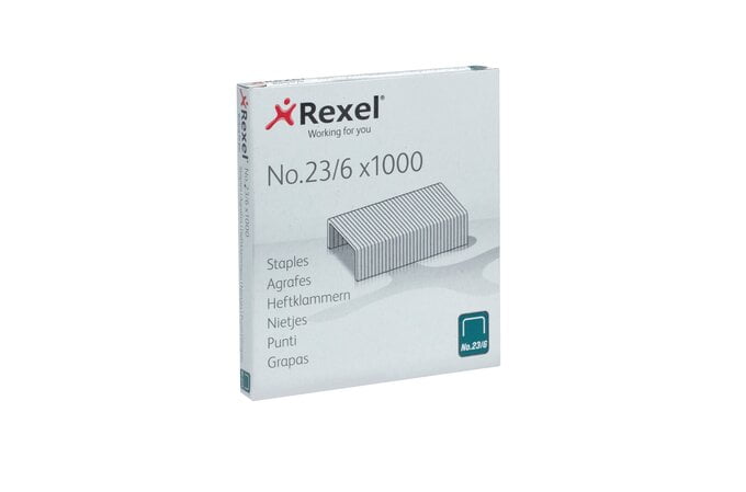 Rexel 23/6 Tacker Staples 1000's pack AO2101211