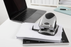 Rexel 40 Sheet Paper Punch, 2 Hole, Silver/Black (P240) AO2100752