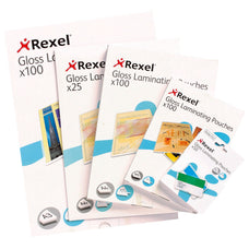 Rexel A5 Gloss Laminating Pouch, 75 Micron, Pack of 100 AO41653