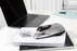 Rexel Electric Stapler, Optima Grip, 20 Sheets, Silver/Black AO2102348