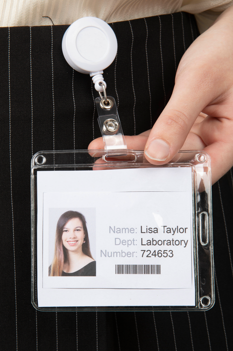 Rexel Id Card Holder Portrait & Landscape 105mm x 90mm, 10 Pack (Holds cards 90mm x 72mm) AO9801712