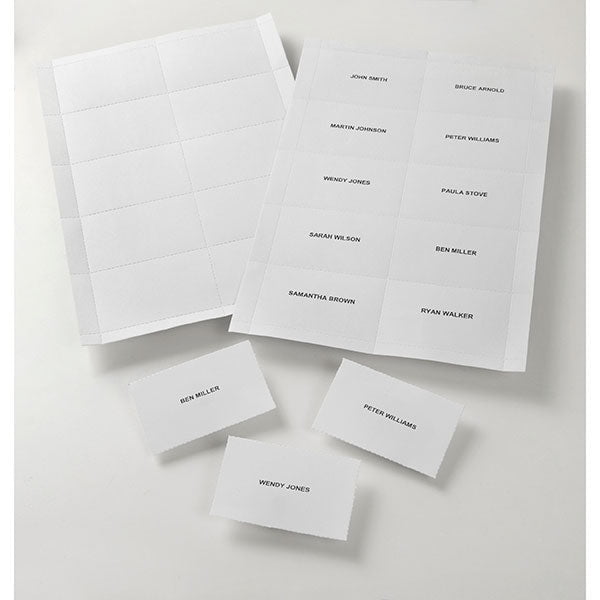 Rexel ID Convention Badge Insert Cards, 250 Pack AO90055