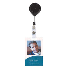 Rexel Id Retractable Card Holder With Strap Locka Nylon Cord AO9800102