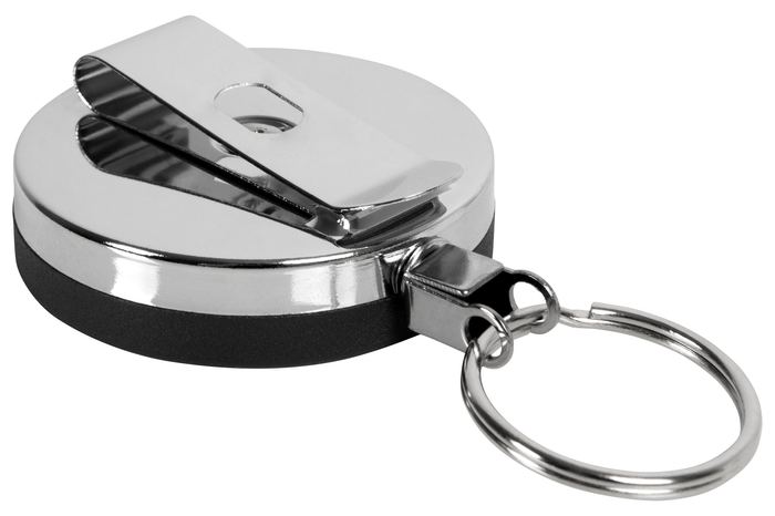 Rexel Id Retractable Metal Key Holder Nylon Cord AO9800702