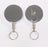 Rexel Id Retractable Metal Key Holder Steel Cable AO9800602