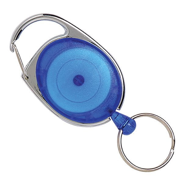 Rexel Id Retractable Snap Lock Key Holders, Blue AO9806001