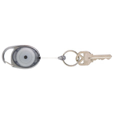 Rexel ID Retractable Snap Lock Key Holders, Charcoal AO9806011