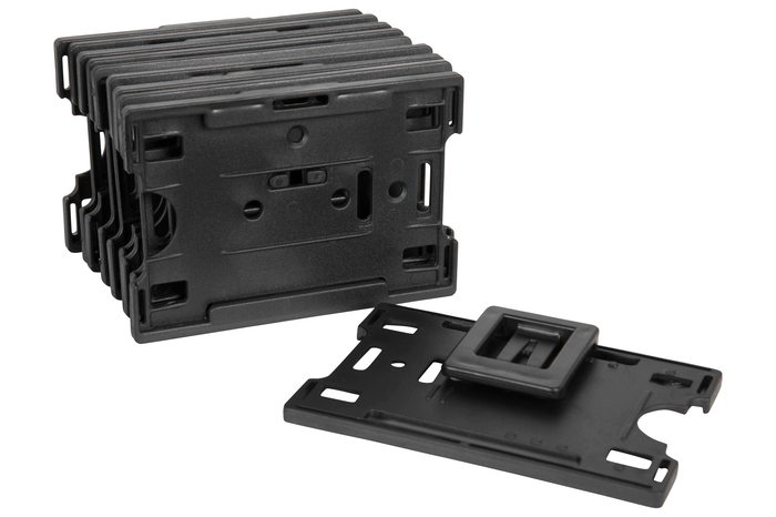 Rexel Id Security Rigid Card Holder, Adjustable, 10 Pack AO9801802