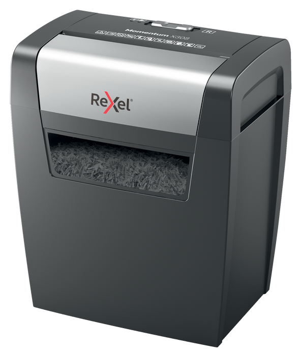 Rexel Momentum X308 Paper Shredder, Cross Cut AO2104570AU