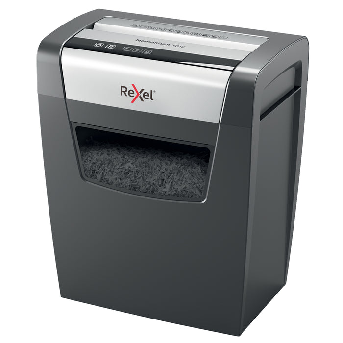 Rexel Momentum X312 Paper Shredder, Cross Cut AO2104572AU