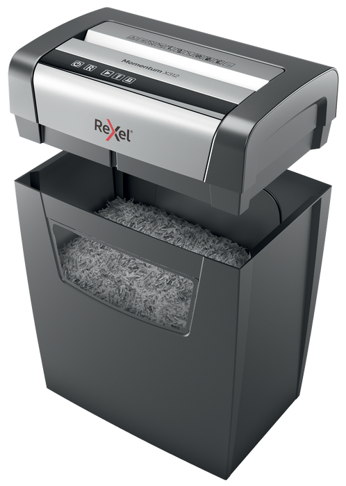 Rexel Momentum X312 Paper Shredder, Cross Cut AO2104572AU