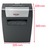 Rexel Momentum X406 Paper Shredder, Cross Cut AO2104569AU