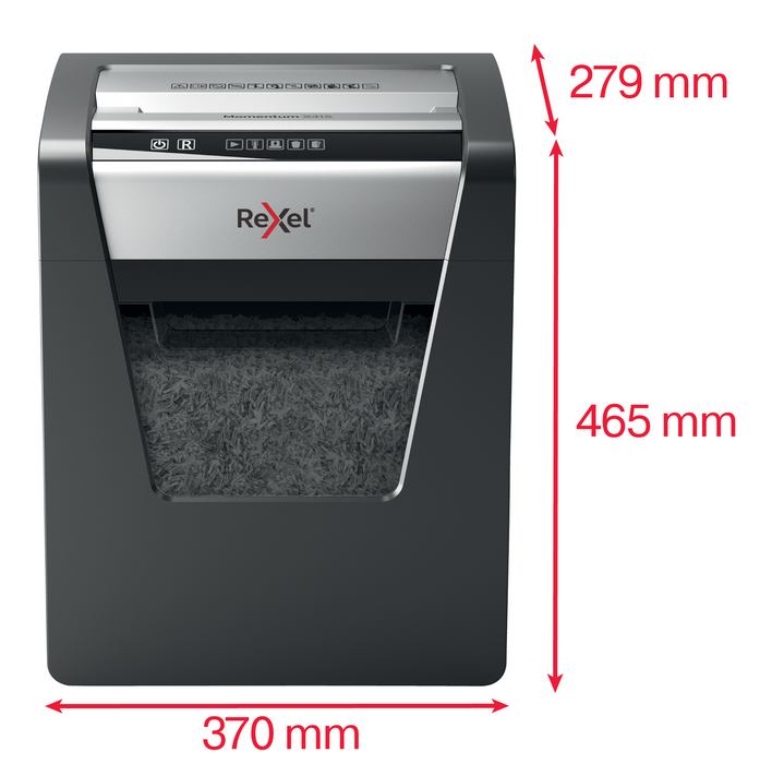 Rexel Momentum X415 Paper Shredder, Cross Cut AO2104576AU