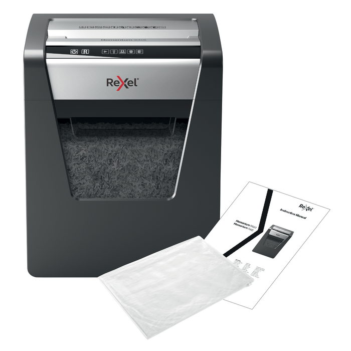 Rexel Momentum X415 Paper Shredder, Cross Cut AO2104576AU