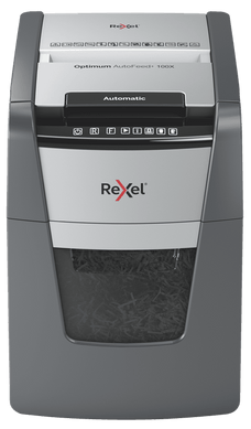 Rexel Optimum 100 Sheets Autofeed Paper Shredder Confetti Cut (100X) AO2020100XAU