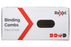 Rexel Plastic Binding Comb 12.5mm, Black, 21 Loop, Pack of 100 AO45545