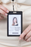 Rexel Portrait Plastic Card Holder, Black, Pack of 6 AO9901002