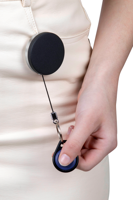 Rexel Retractable Metal Key Holder with Ring AO9810702