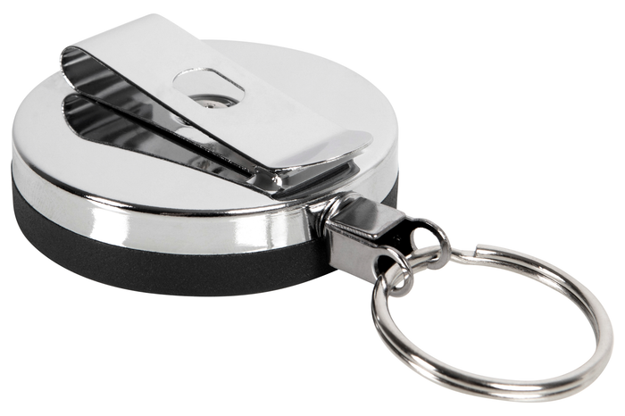 Rexel Retractable Metal Key Holder with Ring AO9810702