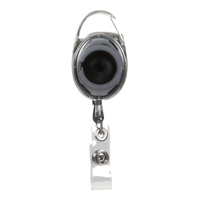 Rexel Retractable Snap Lock Holder, Charcoal AO9806112