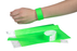Rexel Serial Number ID Wristbands, Fluoro Green, 100's Pack AO9861104