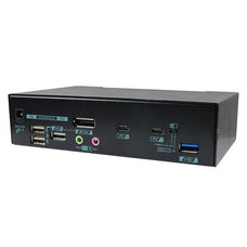REXTRON 4K UHD USB-C 2 Port KVM Switch with DP Output& USB-Audio Function.Front USB 3.0/USB HID Port Design for Easy Access of USB Devices,Allow 2 Computer to Share Multiple USB Peripherals. CDCAAB-E3112