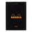 Rhodia Bloc Pad No. 11 A7 Lined Black Notepad FPC116009C