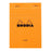 Rhodia Bloc Pad No. 13 A6 Lined Orange Notepad FPC13600C