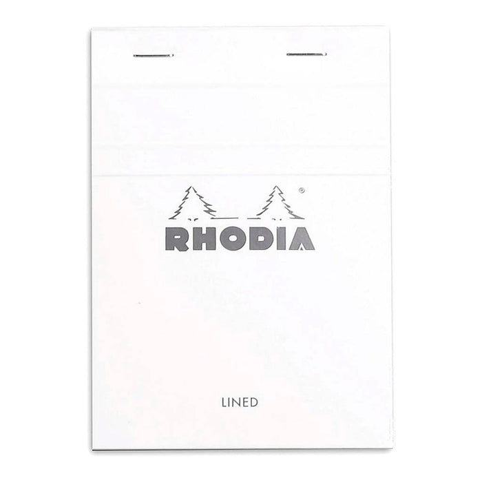 Rhodia Bloc Pad No. 13 Notepad, A6 Lined White FPC13601C