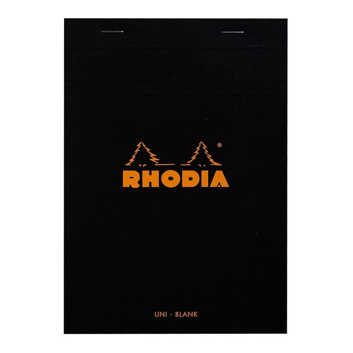 Rhodia Bloc Pad No. 16 A5 Blank Black Notepad FPC160009C