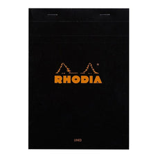 Rhodia Bloc Pad No. 16 A5 Lined Black Notepad FPC166009C