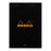 Rhodia Bloc Pad No. 16 A5 Lined Black Notepad FPC166009C