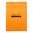 Rhodia Bloc Pad No. 16 A5 Lined Orange Notepad FPC16600C