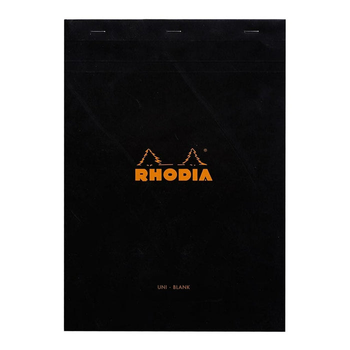 Rhodia Bloc Pad No. 18 A4 Blank Black Notepad FPC180009C