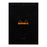 Rhodia Bloc Pad No. 18 A4 Blank Black Notepad FPC180009C