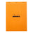 Rhodia Bloc Pad No. 18 A4 Grid Orange Notepad FPC18200C