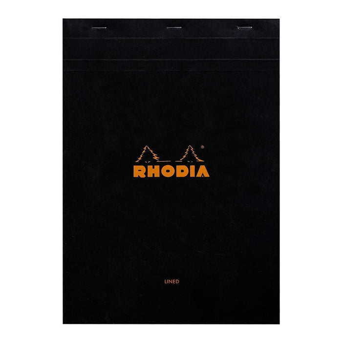 Rhodia Bloc Pad No. 18 A4 Lined Black Notepad FPC186009C