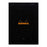 Rhodia Bloc Pad No. 18 A4 Lined Black Notepad FPC186009C